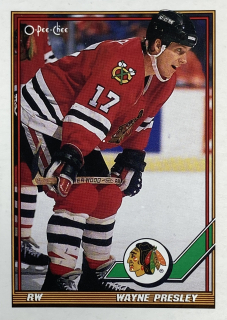 1991-92 O-Pee-Chee #385 Wayne Presley