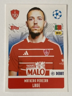 2024/25 Champions League Sticker #376 Mathias Pereira Lage