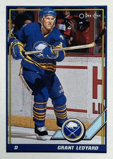 1991-92 O-Pee-Chee #386 Grant Ledyard