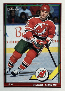1991-92 O-Pee-Chee #394 Claude Lemieux
