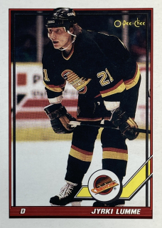 1991-92 O-Pee-Chee #419 Jyrki Lumme