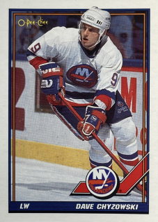 1991-92 O-Pee-Chee #435 Dave Chyzowski