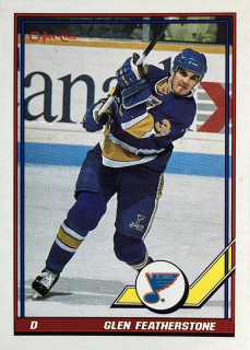 1991-92 O-Pee-Chee #436 Glen Featherstone