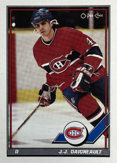 1991-92 O-Pee-Chee #456 J.J. Daigneault