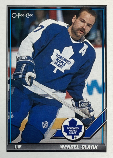 1991-92 O-Pee-Chee #464 Wendel Clark