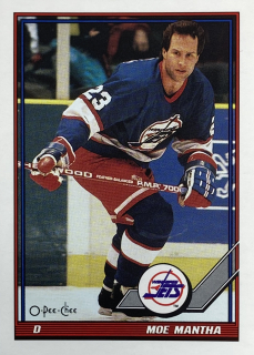 1991-92 O-Pee-Chee #477 Moe Mantha