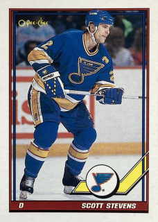 1991-92 O-Pee-Chee #481 Scott Stevens
