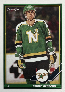 1991-92 O-Pee-Chee #485 Perry Berezan