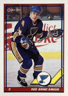1991-92 O-Pee-Chee #490 Rod Brind'Amour