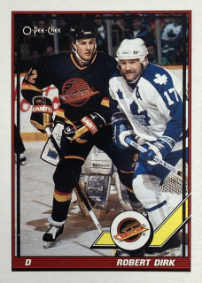 1991-92 O-Pee-Chee #493 Robert Dirk