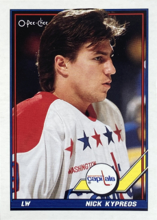 1991-92 O-Pee-Chee #511 Nick Kypreos