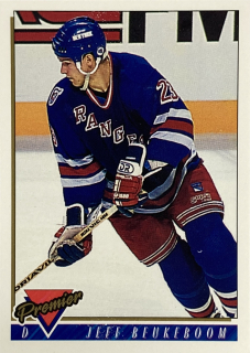 1993-94 Topps Premier #054 Jeff Beukeboom