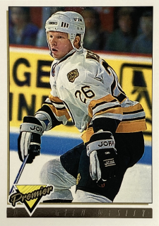 1993-94 Topps Premier #114 Glen Wesley - GOLD