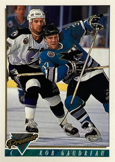 1993-94 Topps Premier #199 Rob Gaudreau
