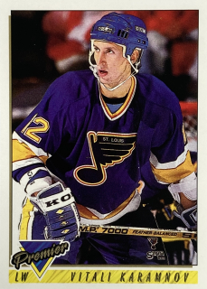 1993-94 Topps Premier #292 Vitali Karamnov