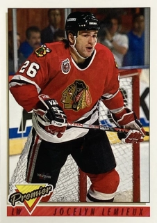 1993-94 Topps Premier #295 Jocelyn Lemieux