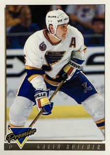 1993-94 Topps Premier #316 Garth Butcher - GOLD
