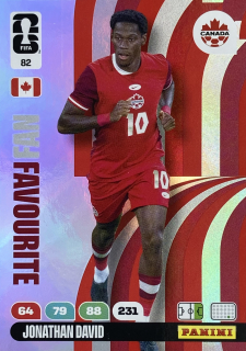 2026 FIFA World Cup #082 Jonathan David - FAN FAVOURITE [Canada]