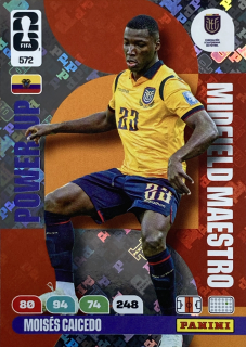 2026 FIFA World Cup #572 Moisés Caisedo - MIDFIELD MAESTRO [Ecuador]