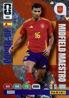 2026 FIFA World Cup #581 Rodri - MIDFIELD MAESTRO [Spain]