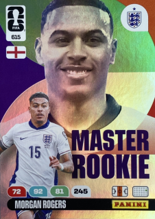 2026 FIFA World Cup #615 Morgan Rogers  - MASTER ROOKIE [England]