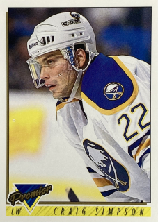 1993-94 Topps Premier #333 Craig Simpson