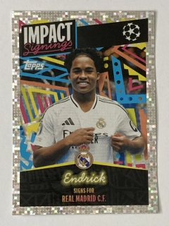 2024/25 Champions League Sticker #403 Endrick - IMPACT SIGNINGS
