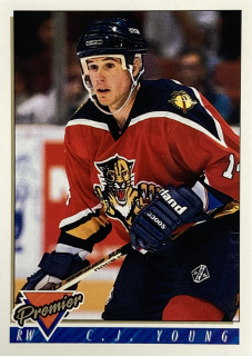1993-94 Topps Premier #347 C.J. Young