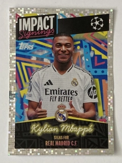 2024/25 Champions League Sticker #407 Kilian Mbappé - IMPACT SIGNINGS