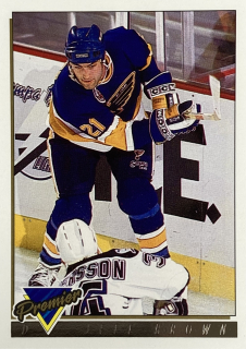 1993-94 Topps Premier #363 Jeff Brown - GOLD