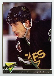 1993-94 Topps Premier #368 Shane Churla - GOLD