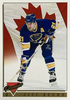 1993-94 Topps Premier #381 Jeff Brown - NATIONAL TEAMS