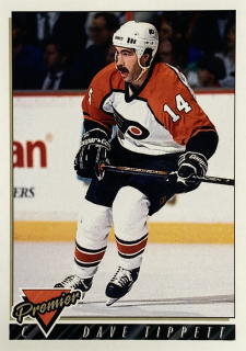 1993-94 Topps Premier #387 Dave Tippett