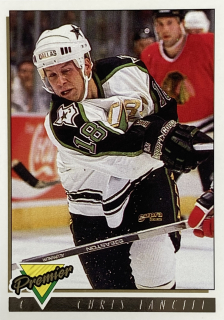 1993-94 Topps Premier #429 Chris Tancill - GOLD