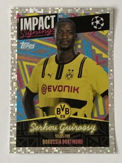 2024/25 Champions League Sticker #414 Serhou Guirassy - IMPACT SIGNINGS
