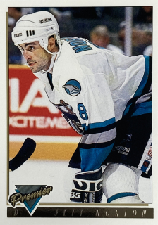1993-94 Topps Premier #447 Jeff Norton - GOLD