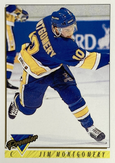 1993-94 Topps Premier #488 Jim Montgomery