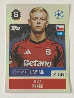2024/25 Champions League Sticker #420 Filip Panák - CAPTAIN