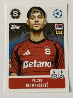2024/25 Champions League Sticker #429 Veljko Birmančević