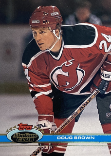 1991-92 Topps Stadium Club #047 Doug Brown