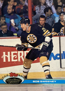 1991-92 Topps Stadium Club #075 Bob Sweeney