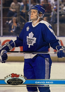1991-92 Topps Stadium Club #078 David Reid