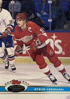 1991-92 Topps Stadium Club #081 Steve Yzerman