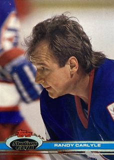1991-92 Topps Stadium Club #094 Randy Carlyle