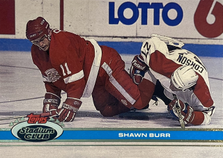 1991-92 Topps Stadium Club #101 Shawn Burr