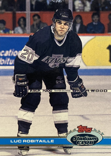 1991-92 Topps Stadium Club #159 Luc Robitaille