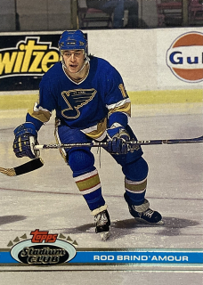1991-92 Topps Stadium Club #184 Rod Brind'Amour