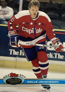 1991-92 Topps Stadium Club #188 Calle Johansson
