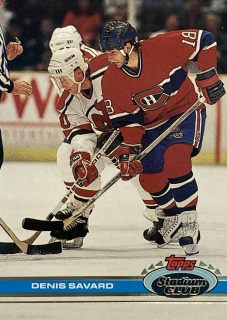 1991-92 Topps Stadium Club #213 Denis Savard