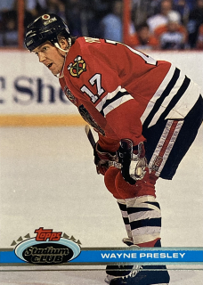 1991-92 Topps Stadium Club #215 Wayne Presley